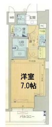 パラシオ南森町の物件間取画像